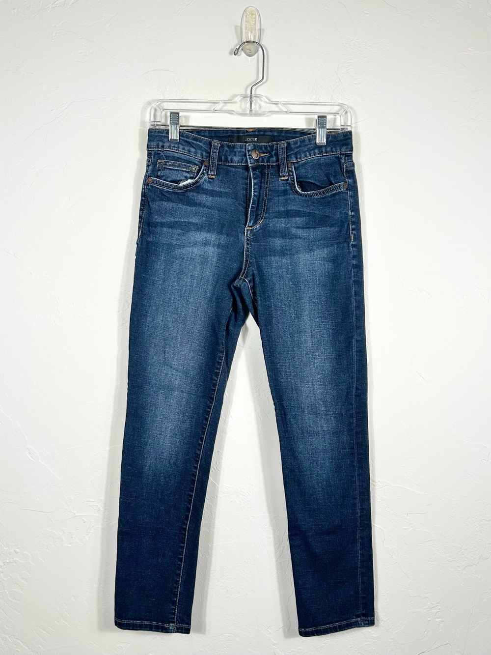 Joe's Jeans The Rolled Crop Skinny Jeans Size 28 Medium Dark Wash Stretch